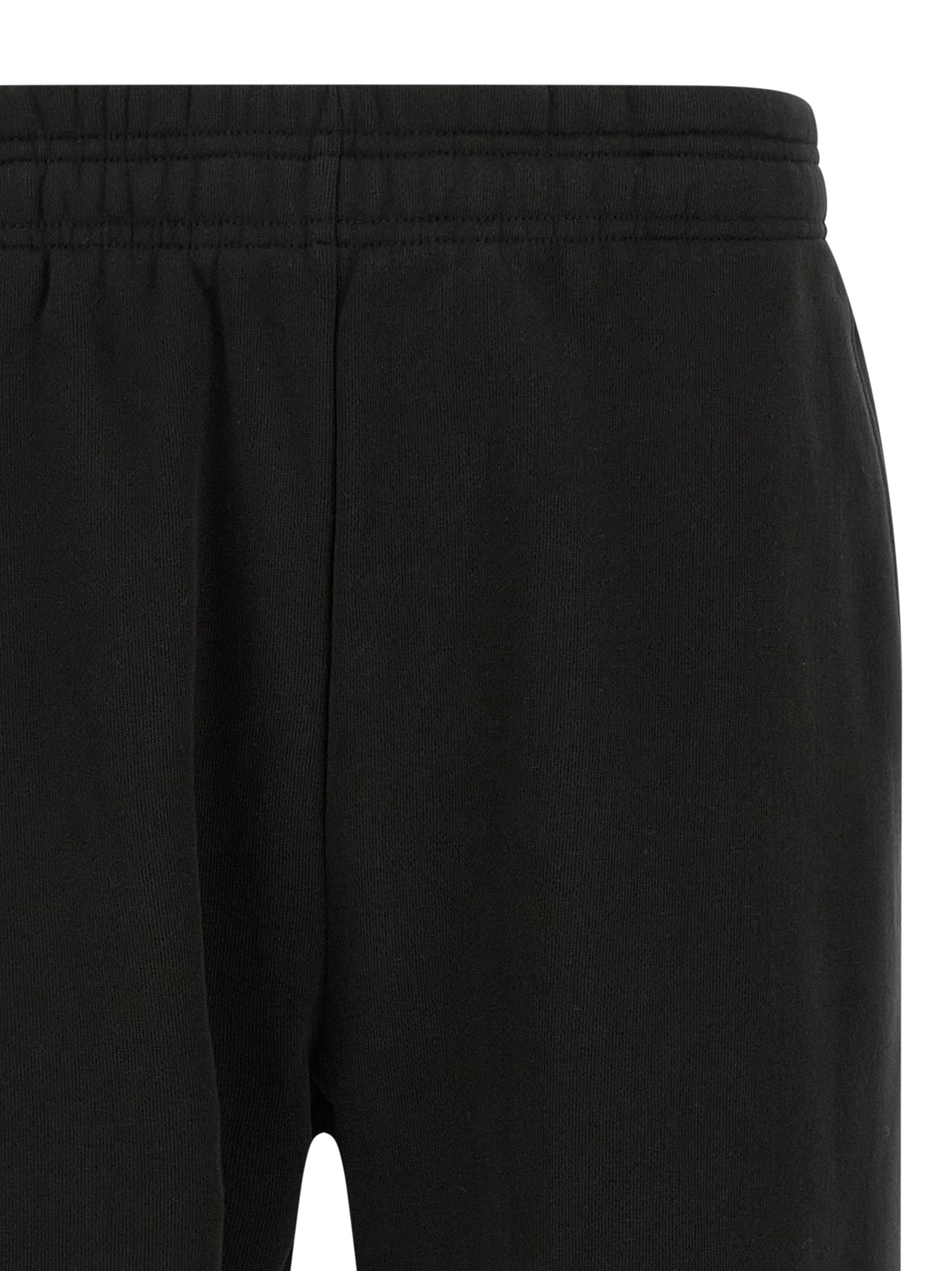 Black Cotton Joggers (Workout Pants)