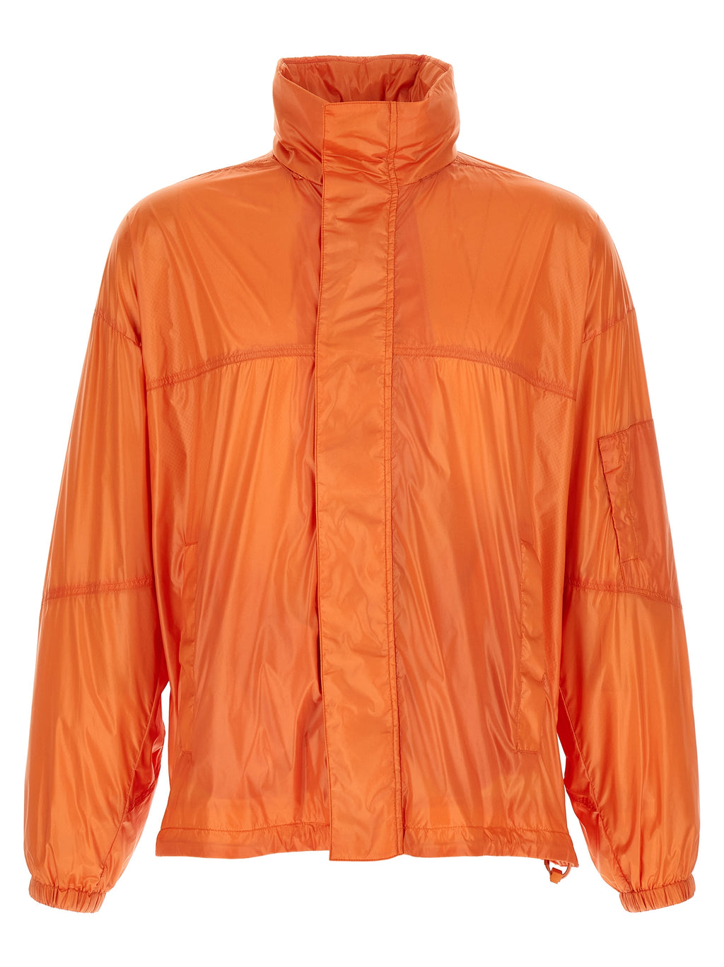 Orange Polyamide Shell Jacket