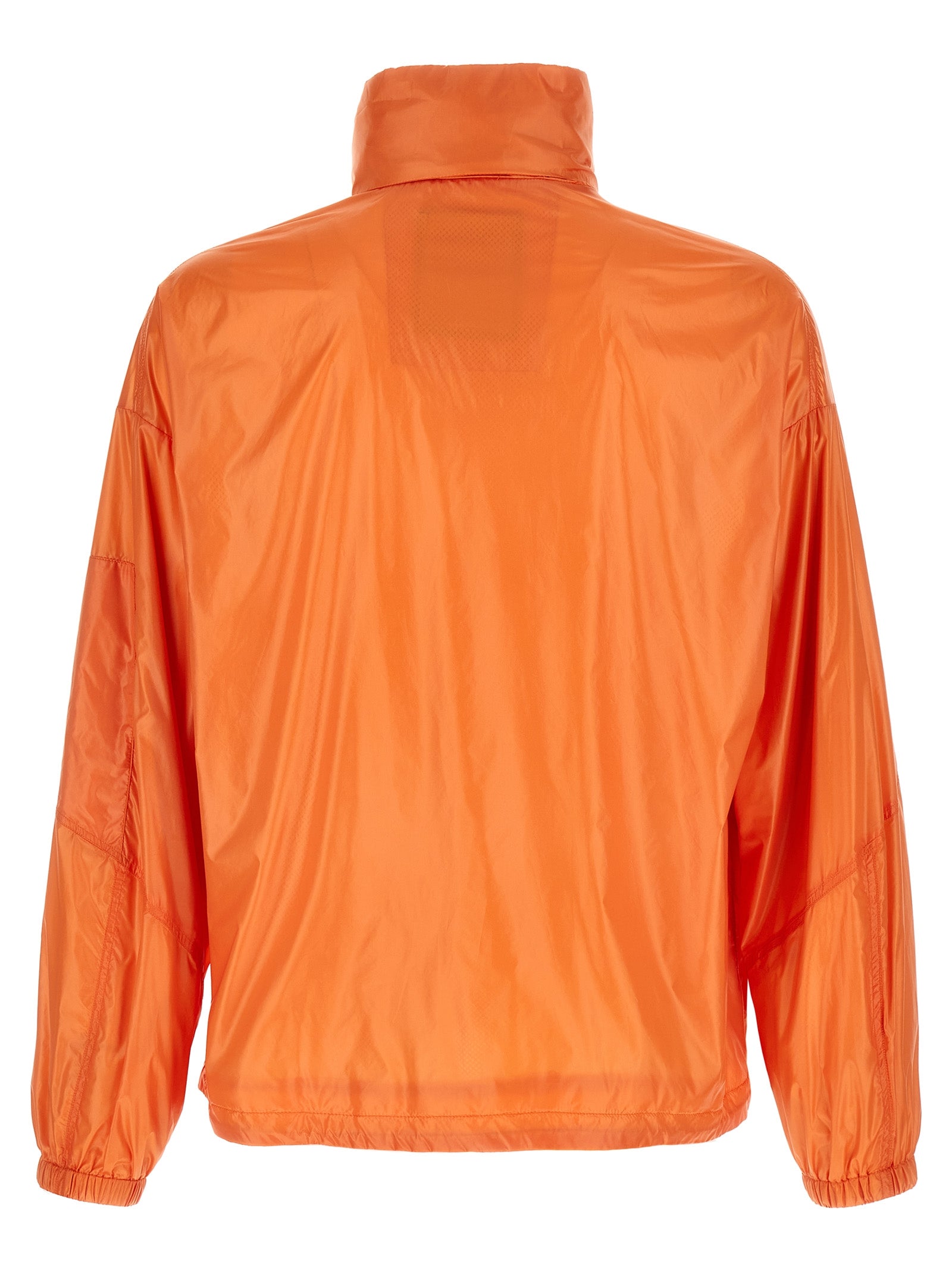 Orange Polyamide Shell Jacket