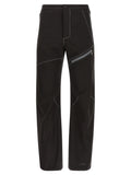 Brown Virgin Wool Casual Pants