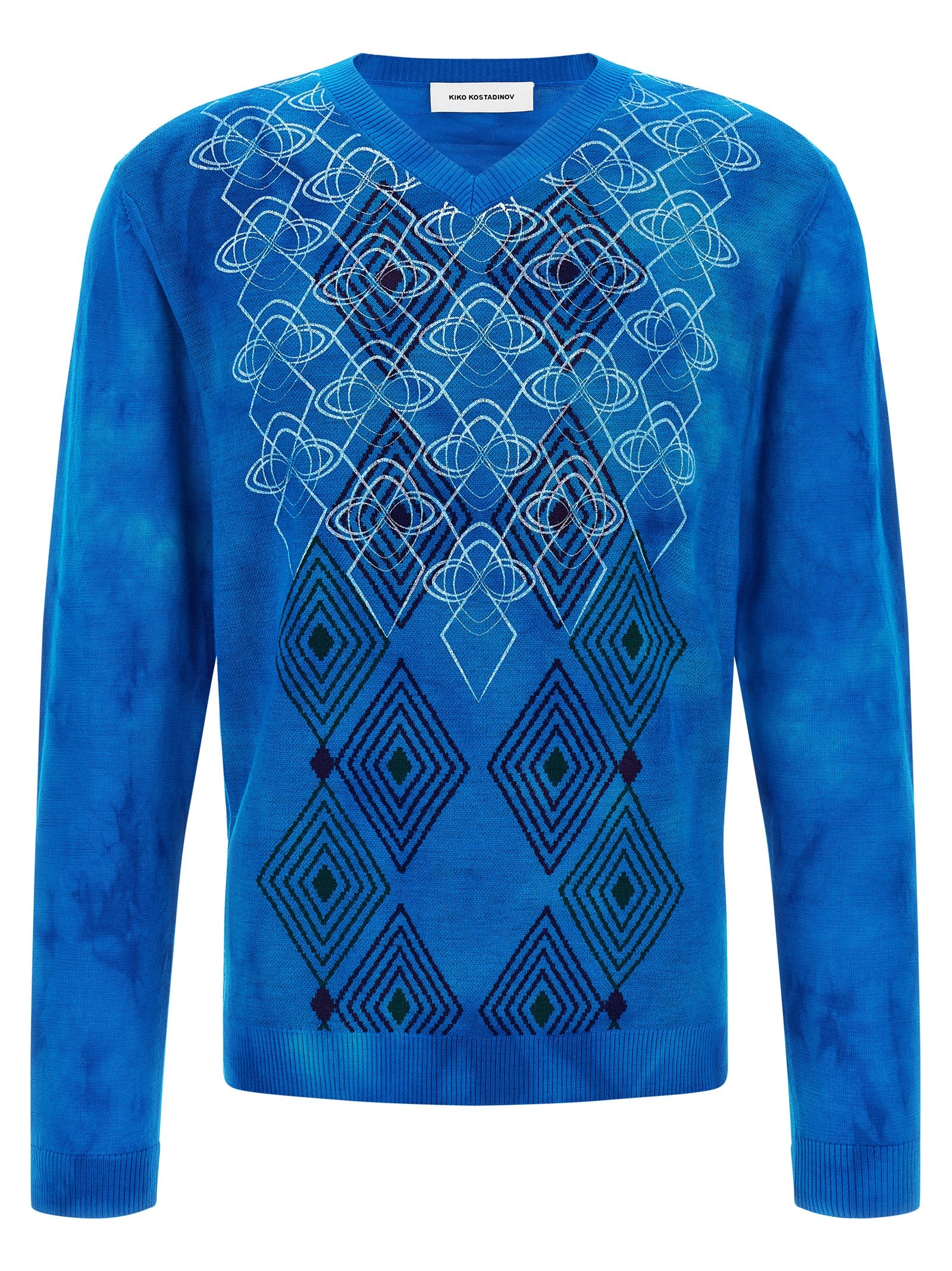 Blue Wool Cardigan
