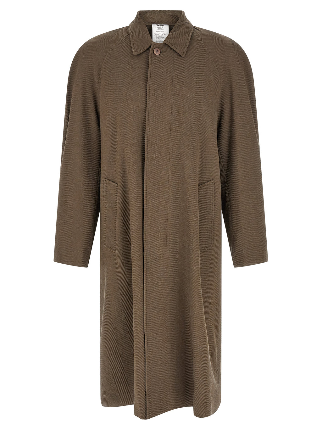Beige Virgin Wool Coat