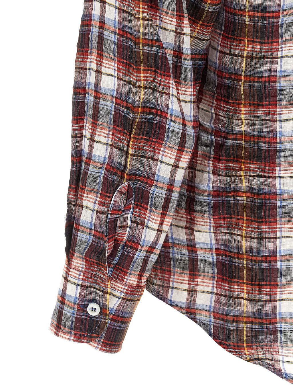 Multicolor Linen Blouse