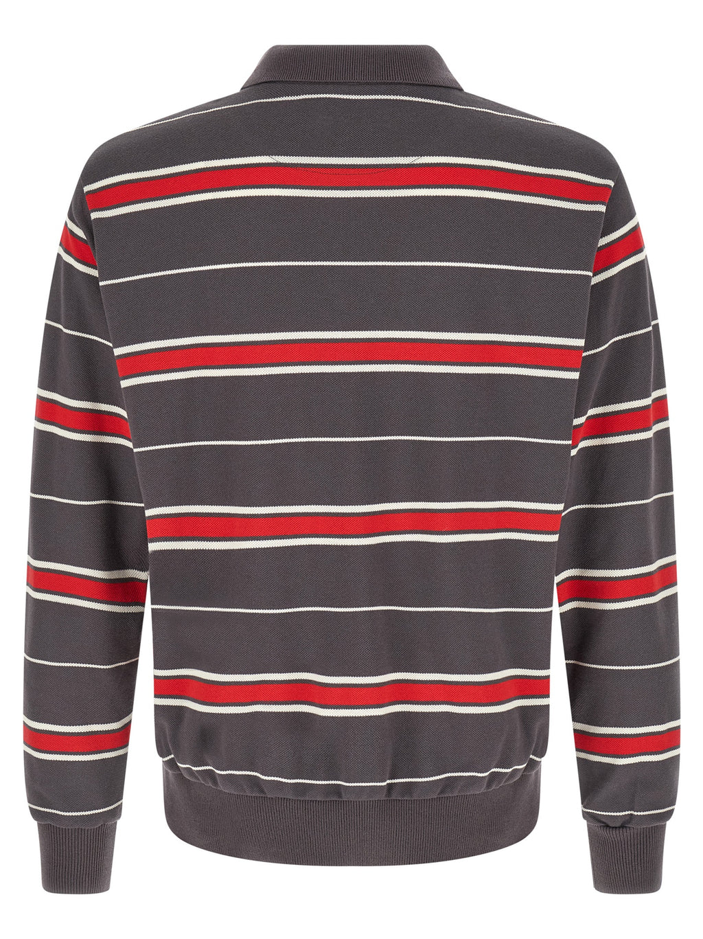 Gray Cotton Polo Shirt
