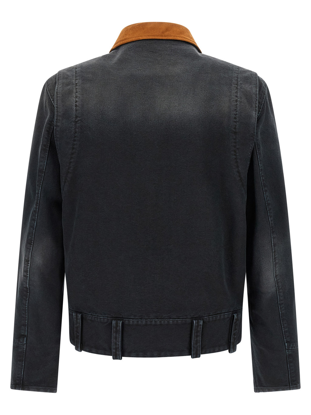 Gray Cotton Denim Jacket