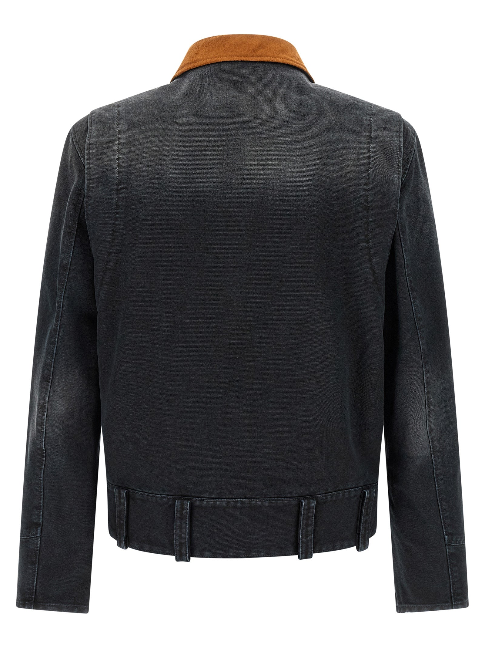Gray Cotton Denim Jacket