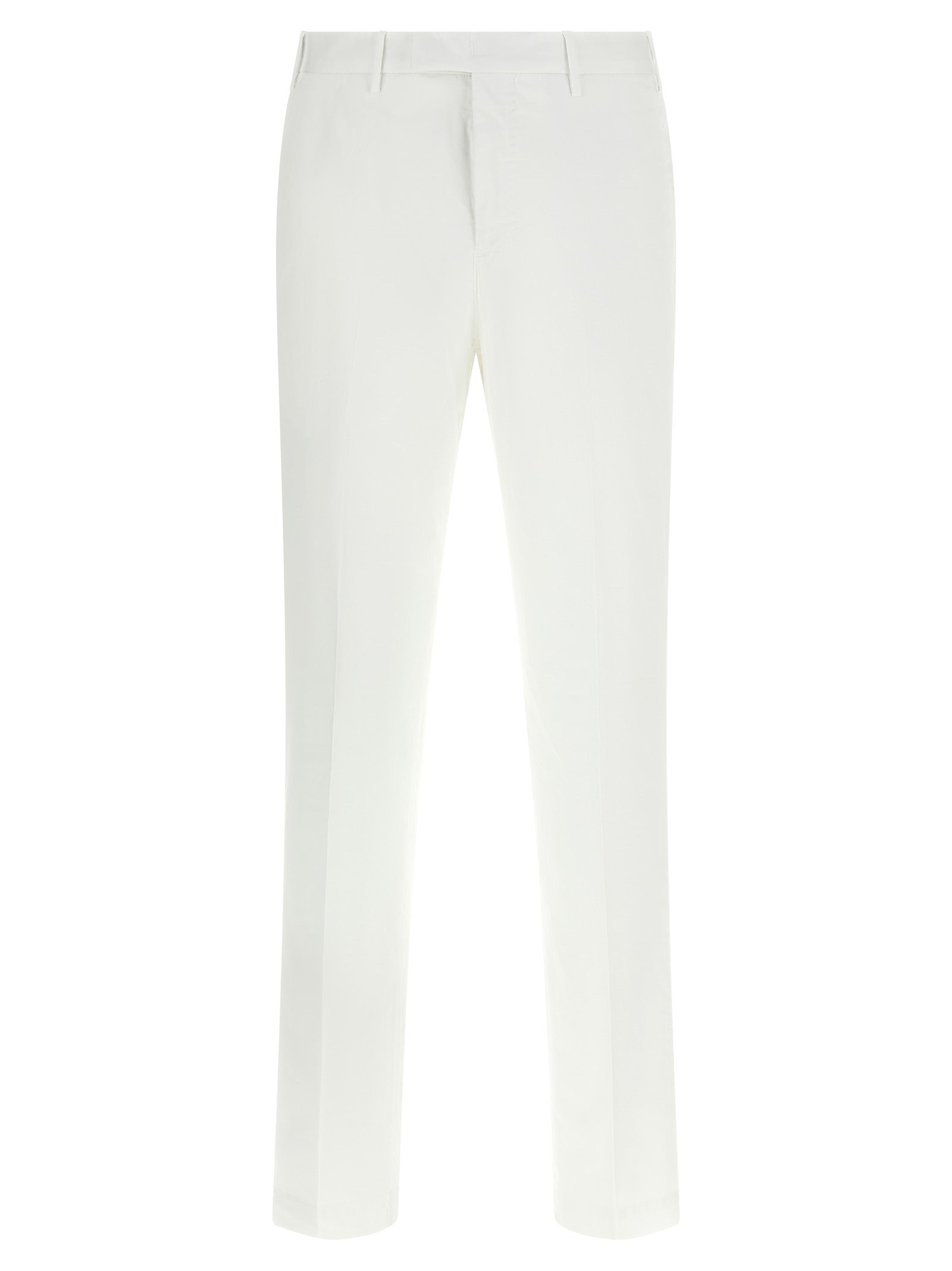 White Cotton Dress Pants
