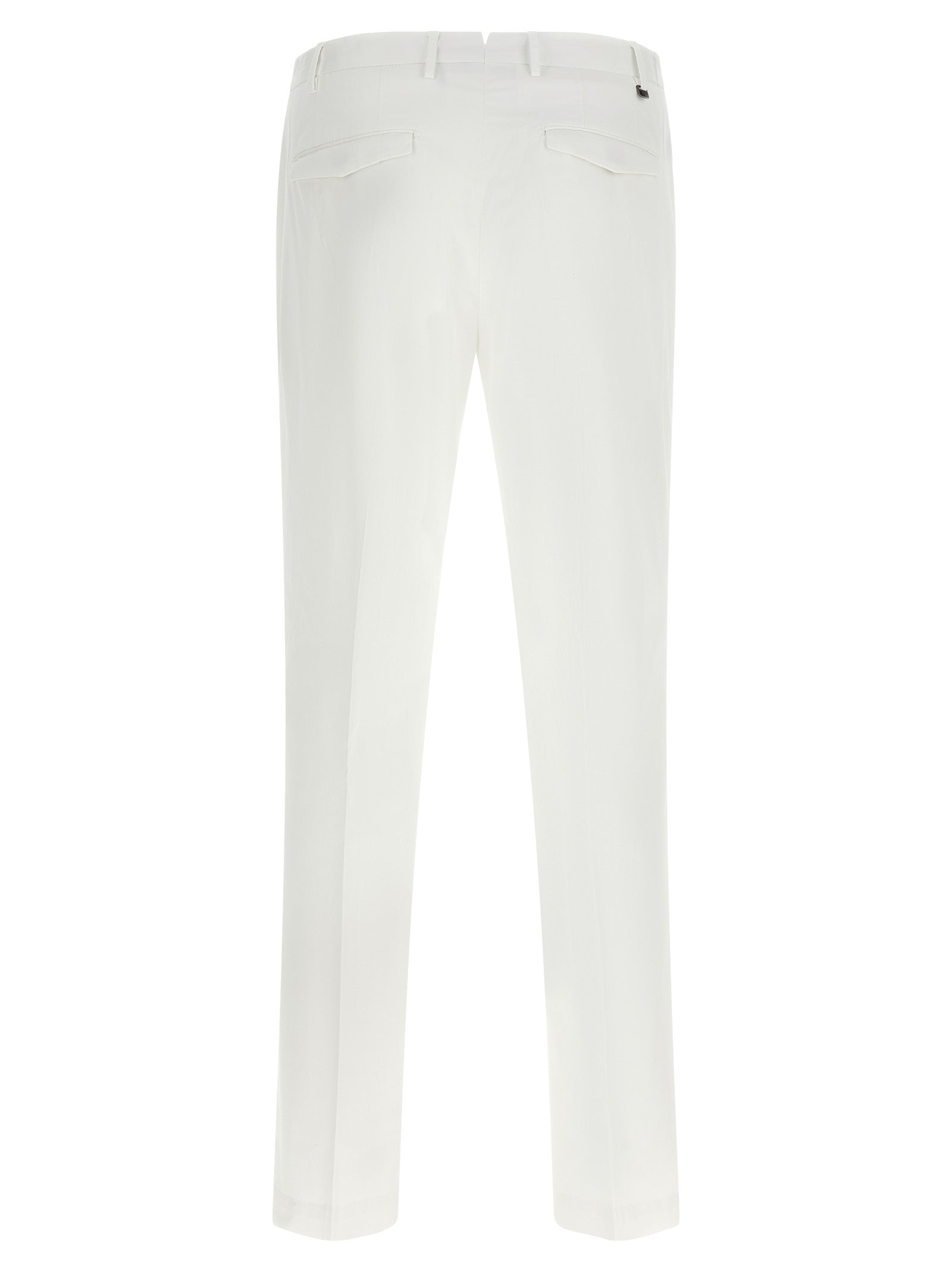 White Cotton Dress Pants