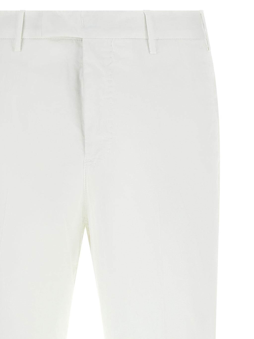 White Cotton Dress Pants
