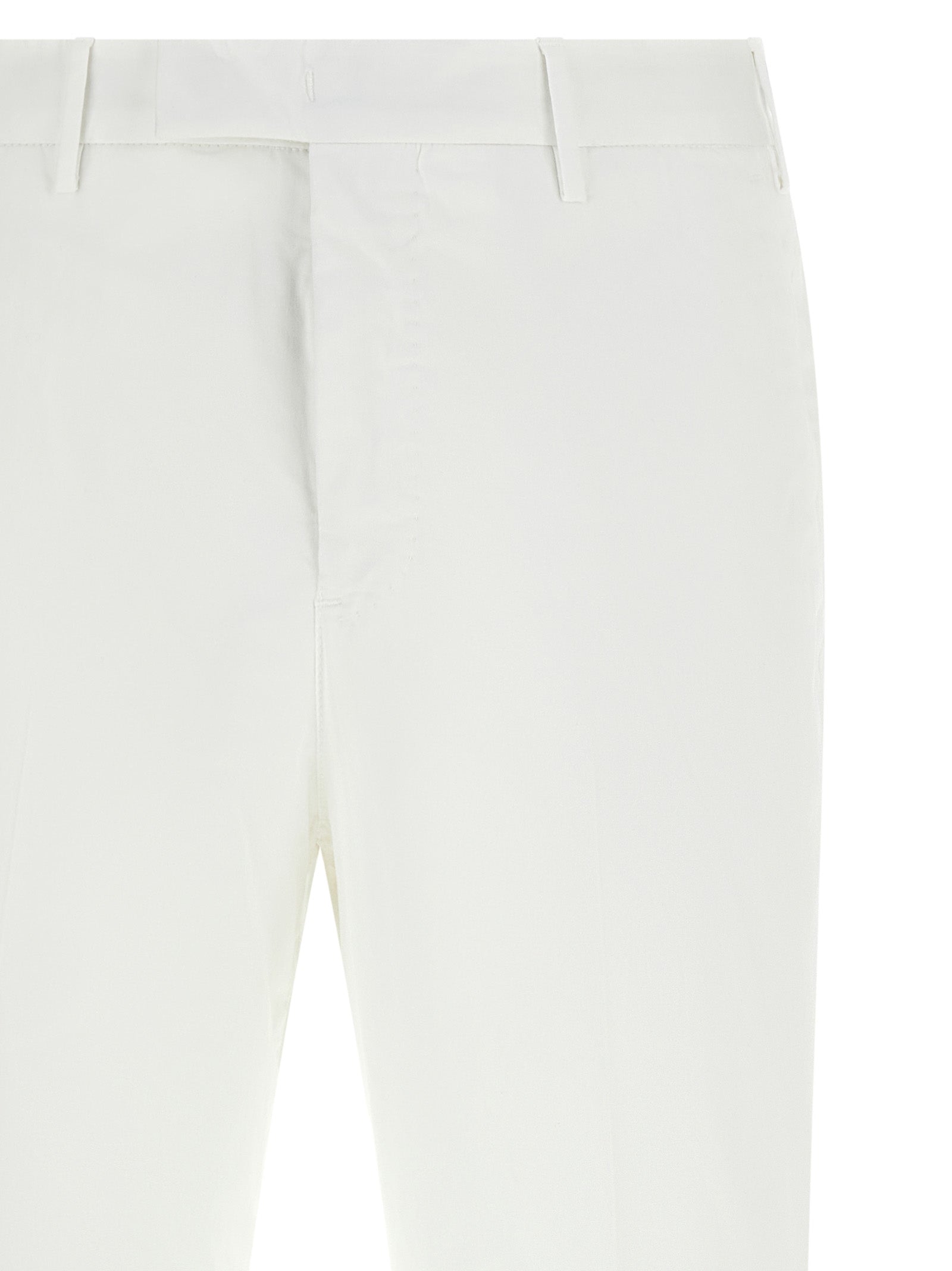 White Cotton Dress Pants
