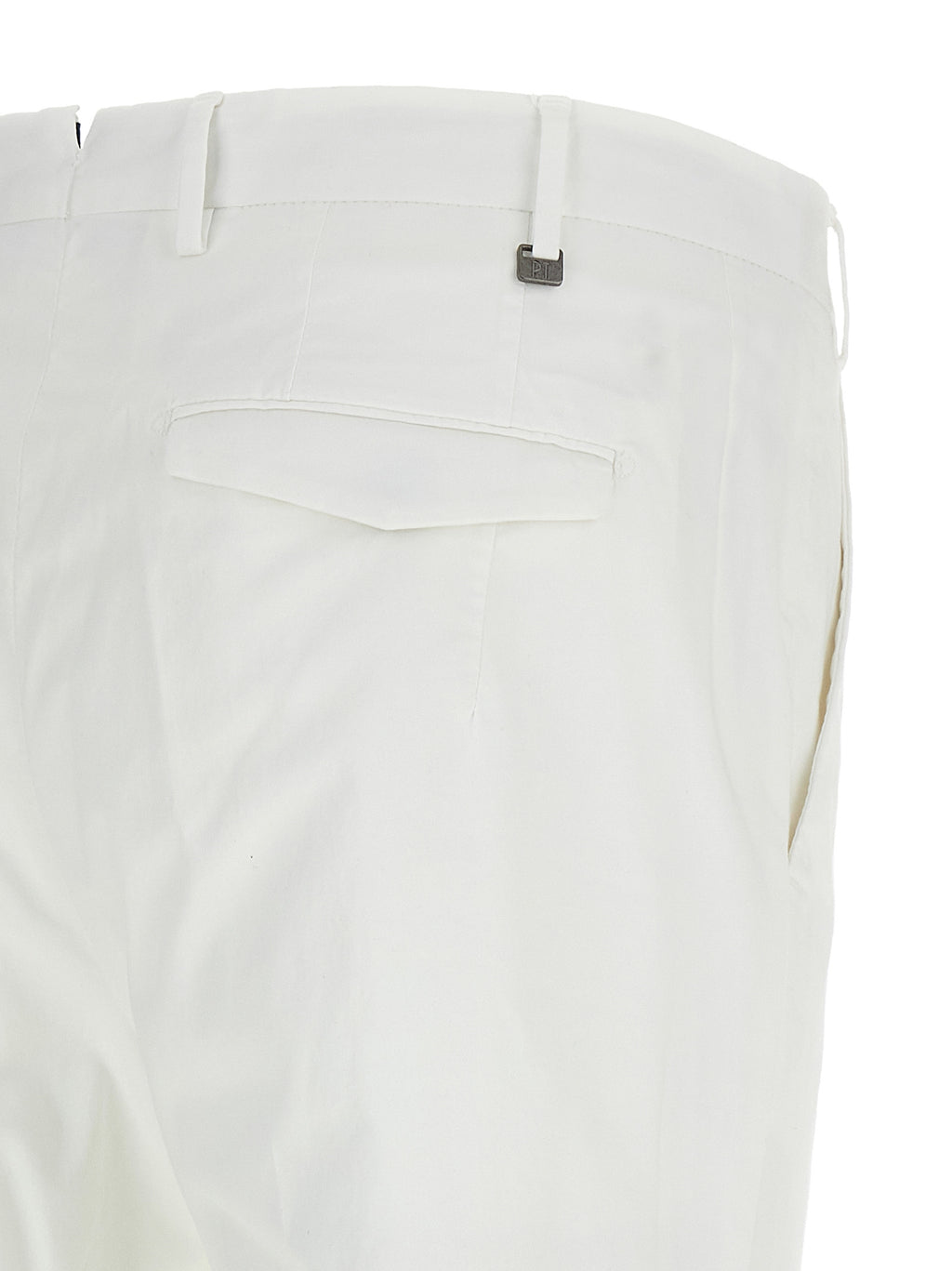 White Cotton Dress Pants