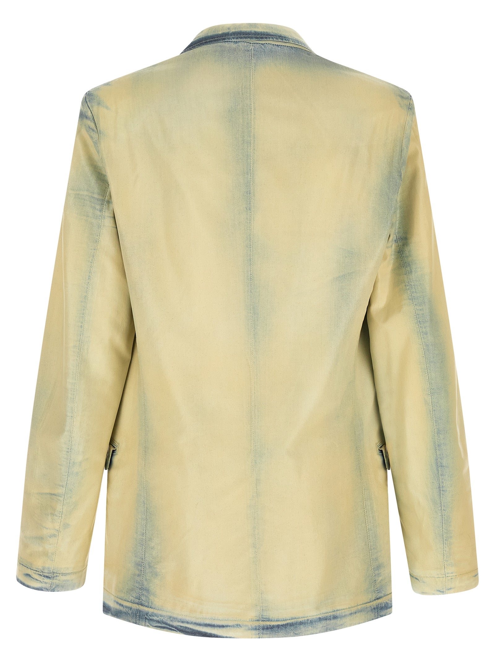 Beige Lyocell Blazer