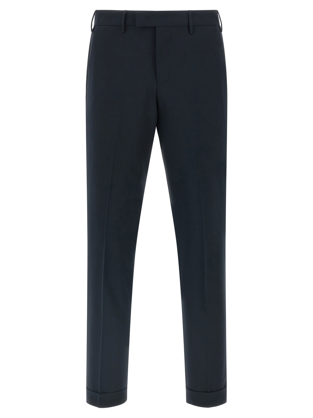 Blue Virgin Wool Dress Pants