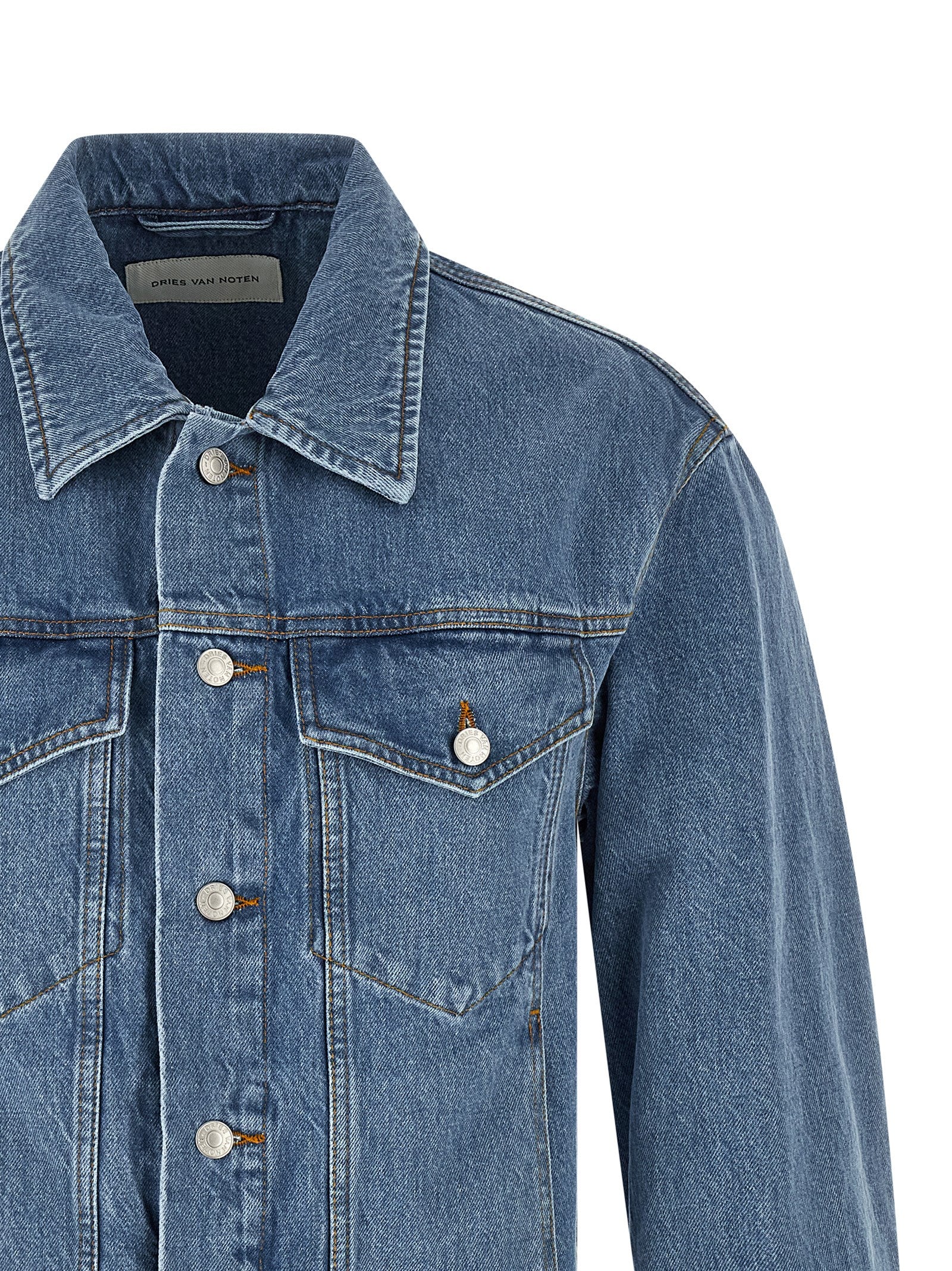 Blue Cotton Denim Jacket