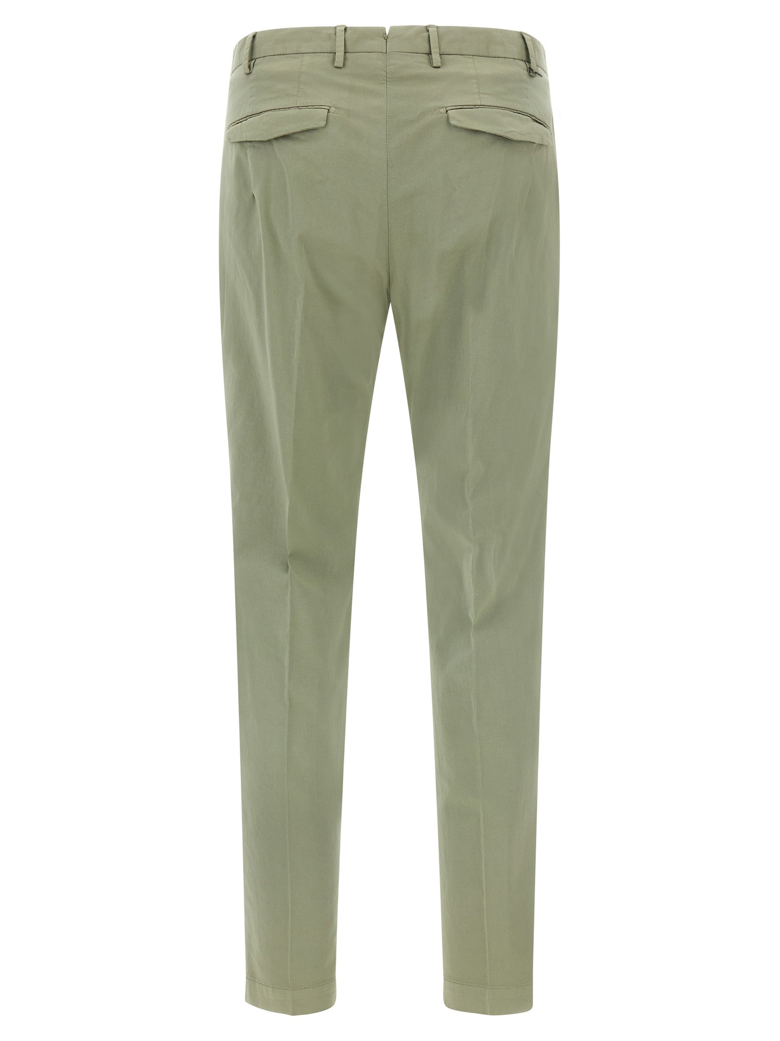 Bicolor Cotton Casual Pants