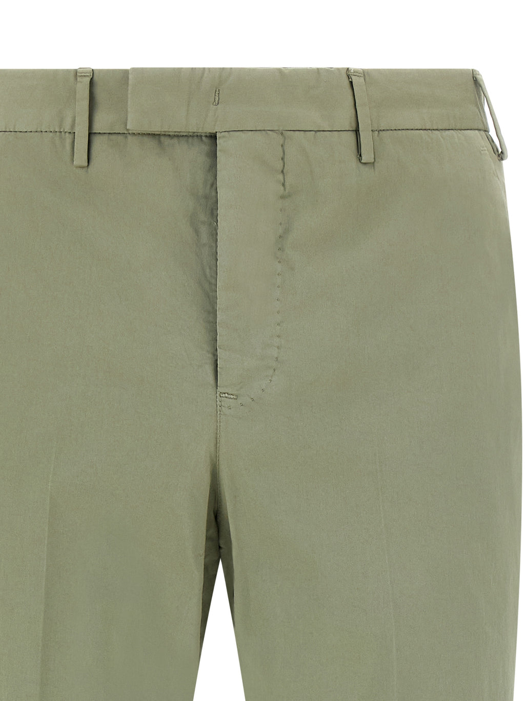 Bicolor Cotton Casual Pants