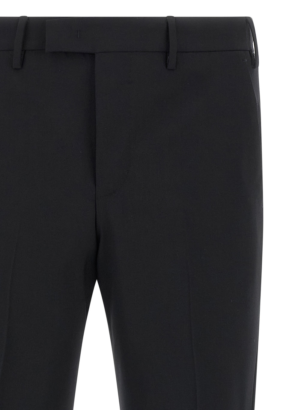 Black Virgin Wool Dress Pants