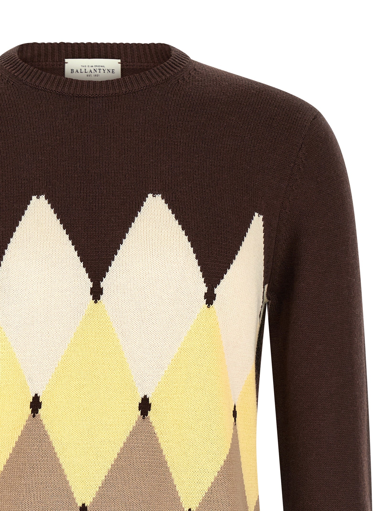 Brown Cotton Cardigan