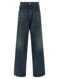 Blue Cotton Jeans Denim