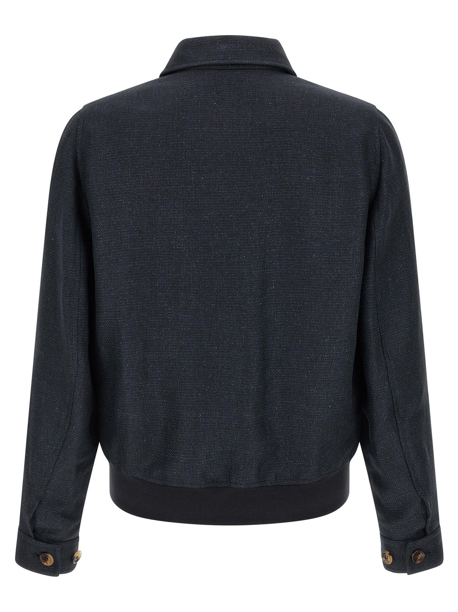 Blue Sisal Biker Jacket