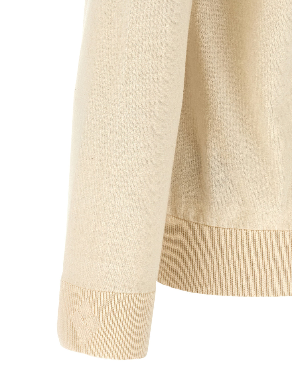Beige Cotton Cardigan
