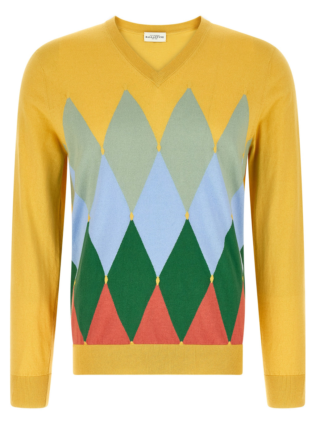Bicolor Cotton Cardigan
