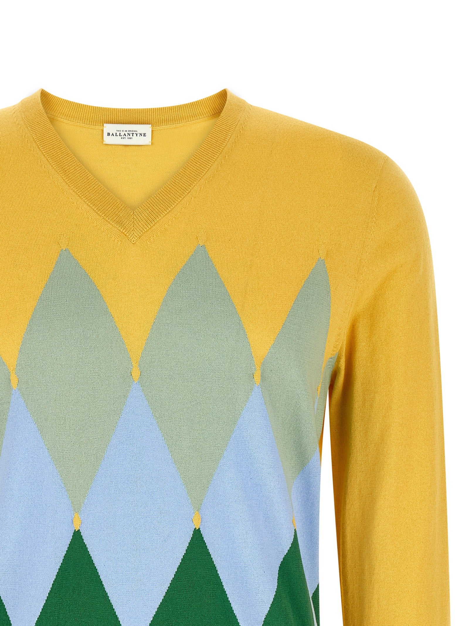 Bicolor Cotton Cardigan