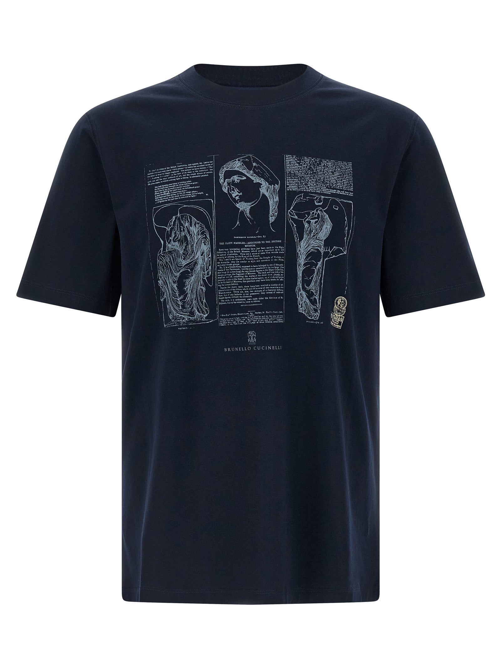 Blue Cotton T-Shirt