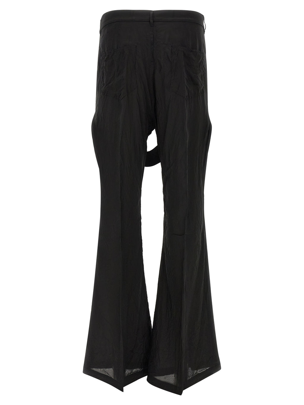 Black Copper Flared Pants