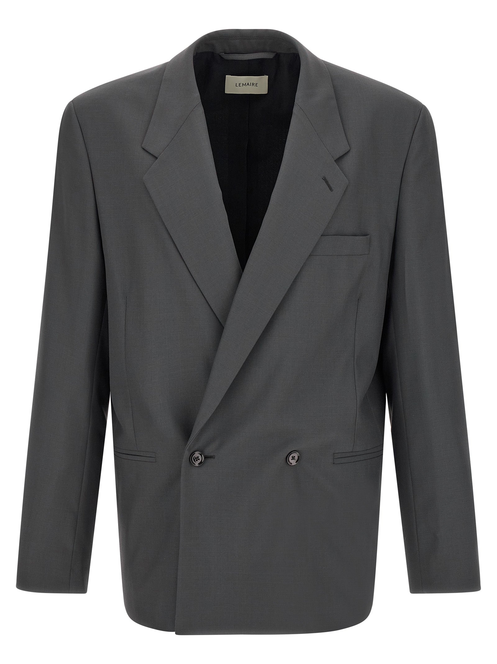 Gray Polyester Blazer