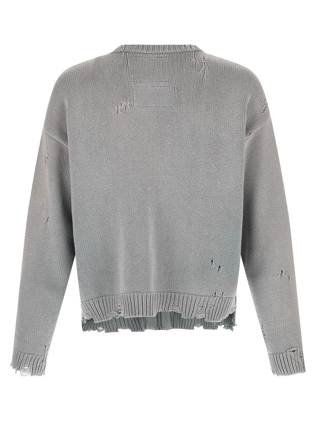 Gray Cotton Cardigan