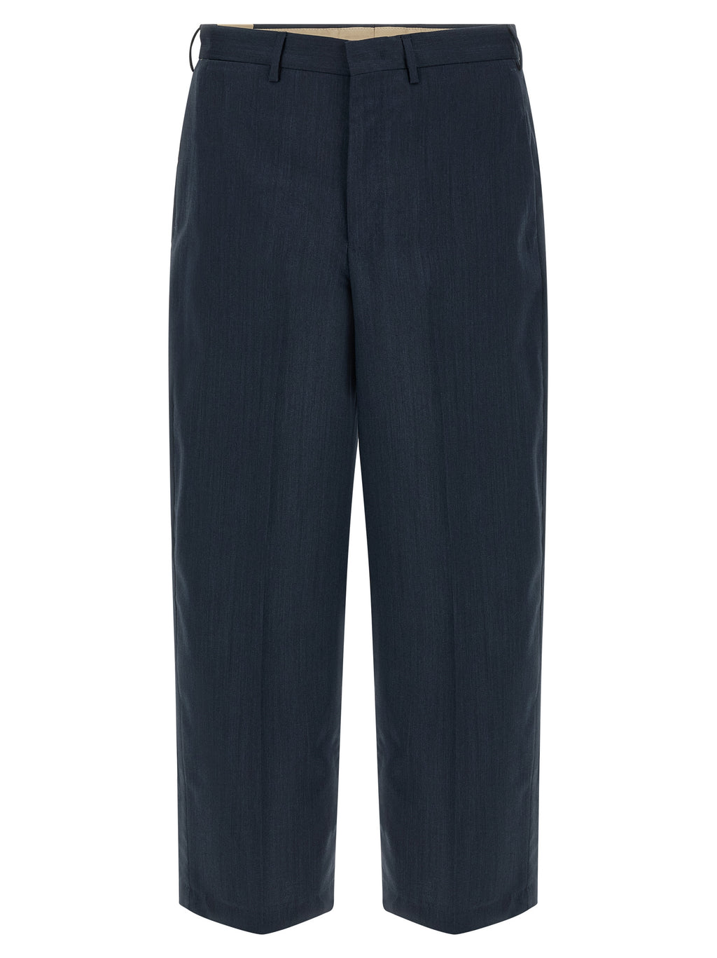 Blue Virgin Wool Dress Pants