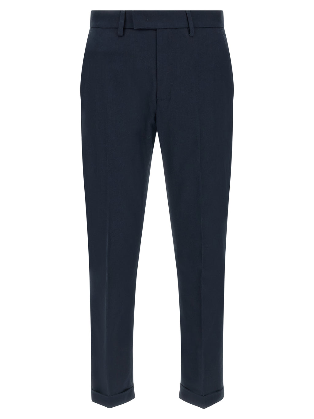 Blue Cotton Chino Pants