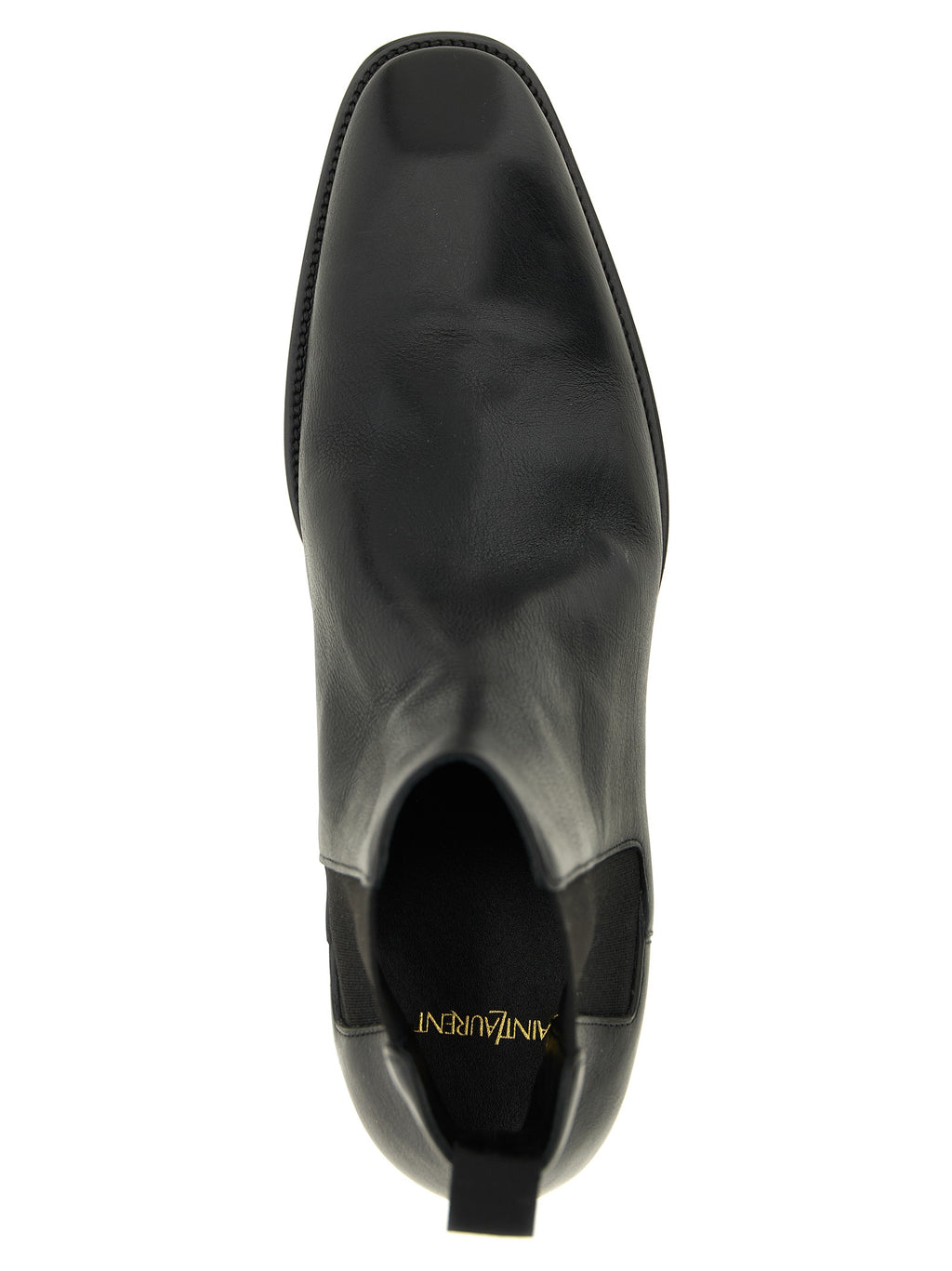 Black Calfskin Chelsea Boots