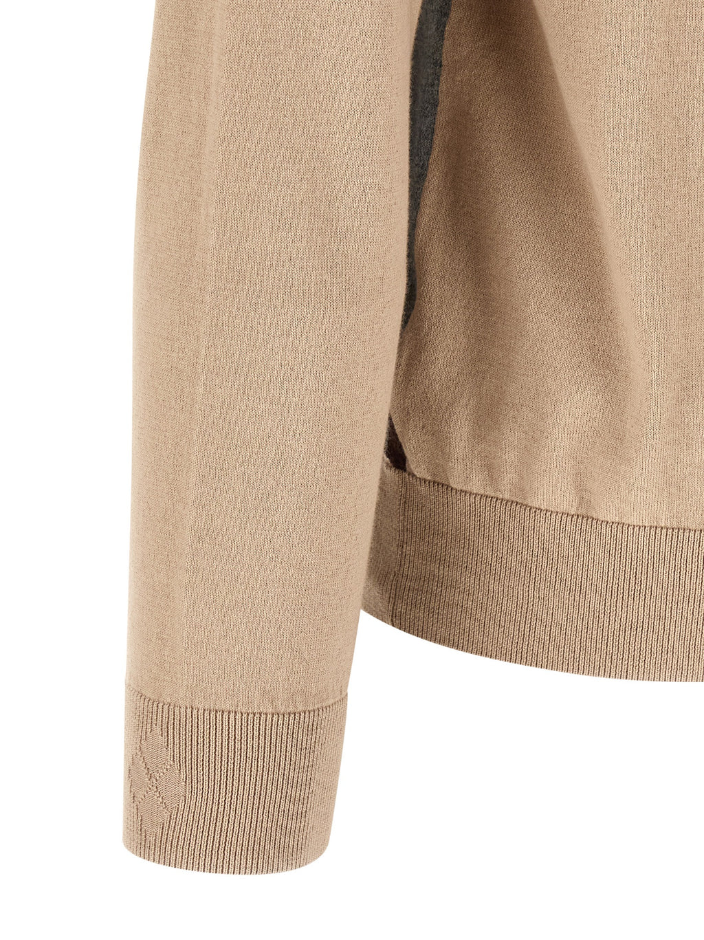Beige Cotton Cardigan