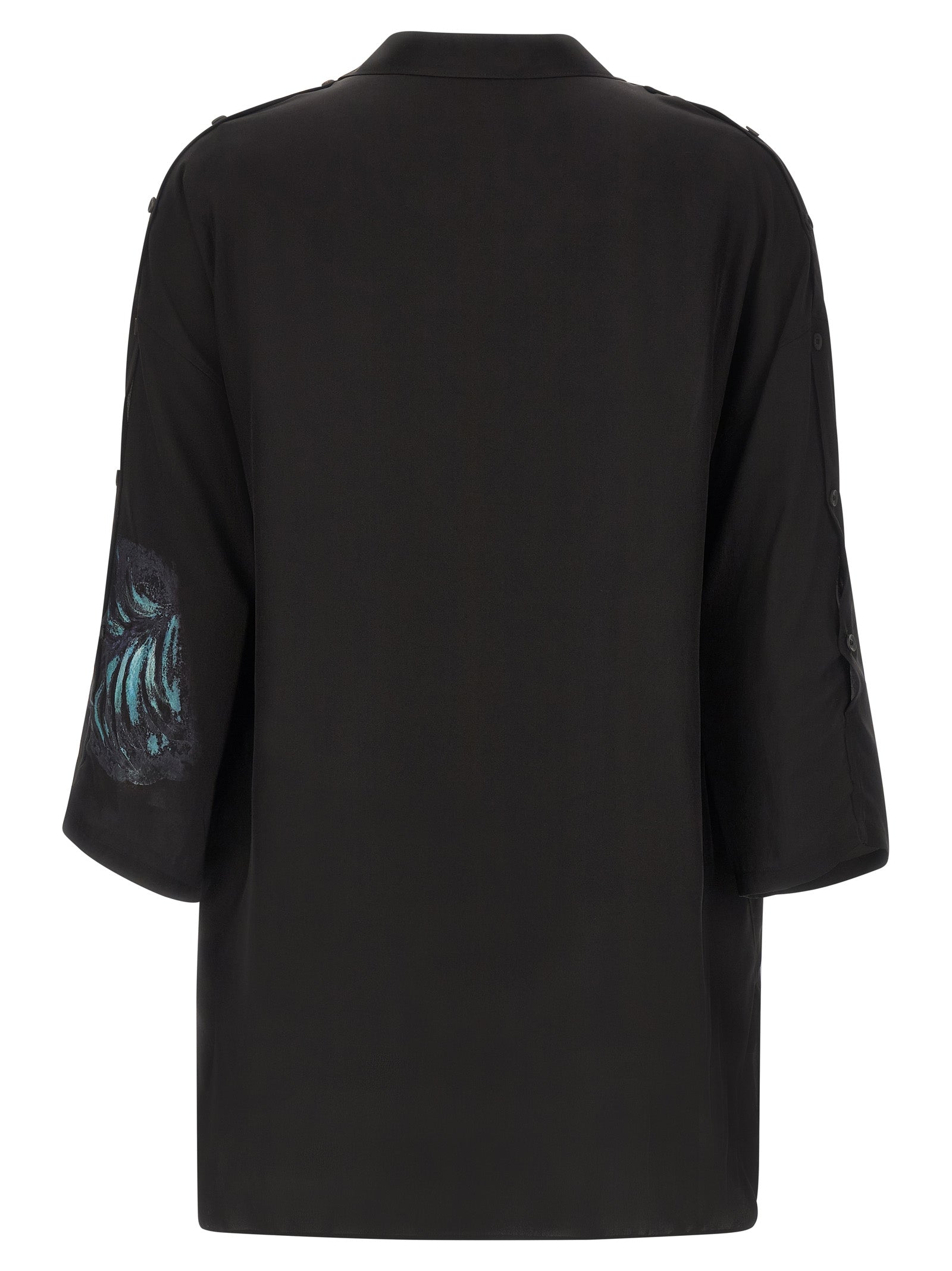 Black Silk Blouse