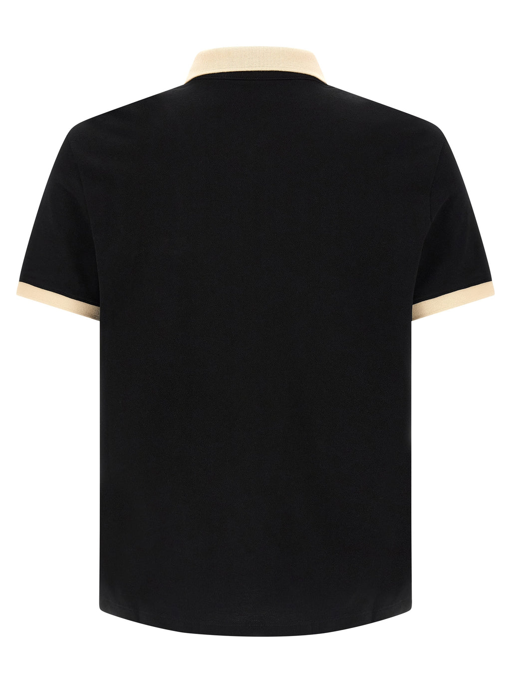 Black Cotton Polo Shirt