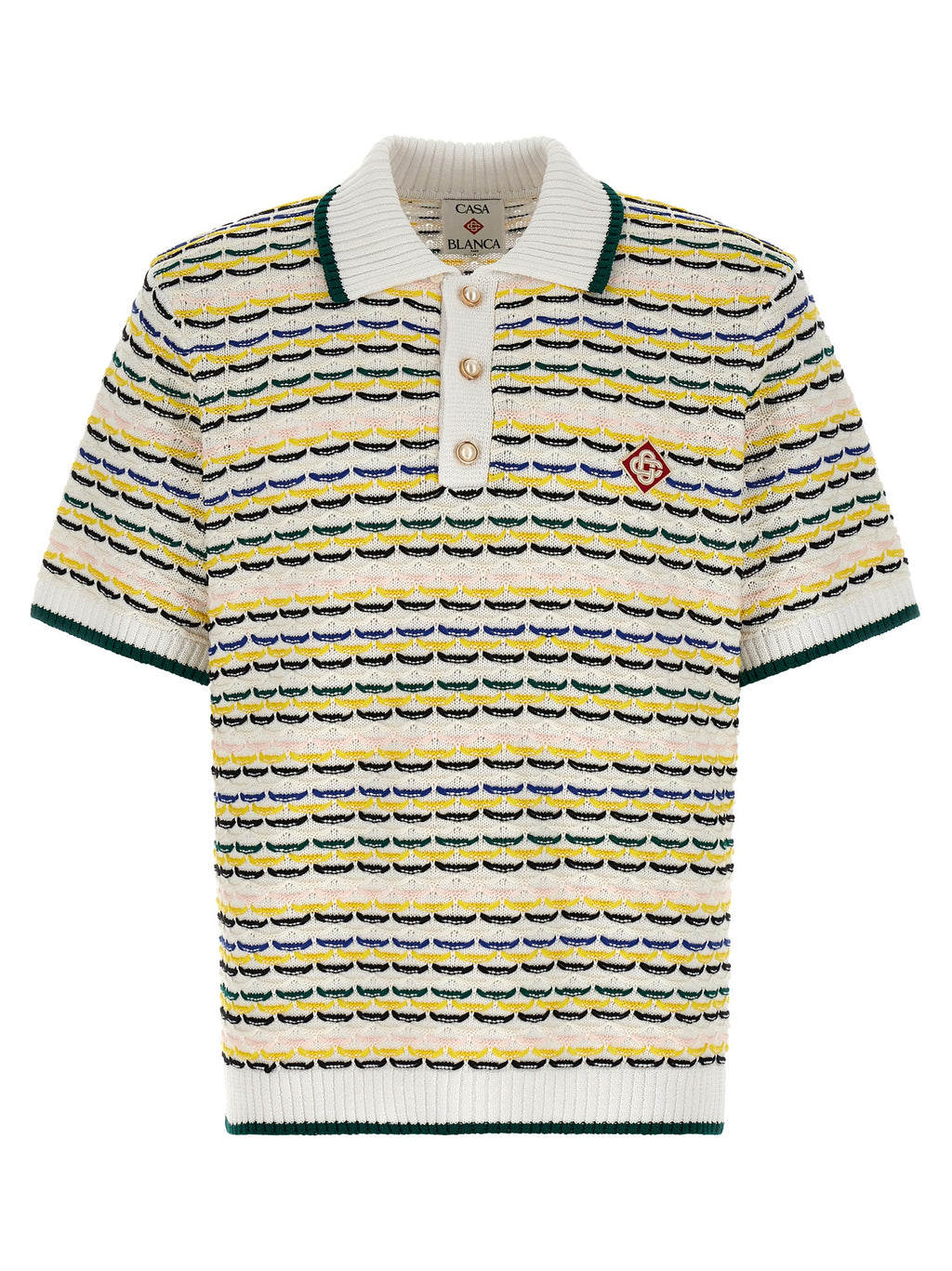 Multicolor Cotton Polo Shirt