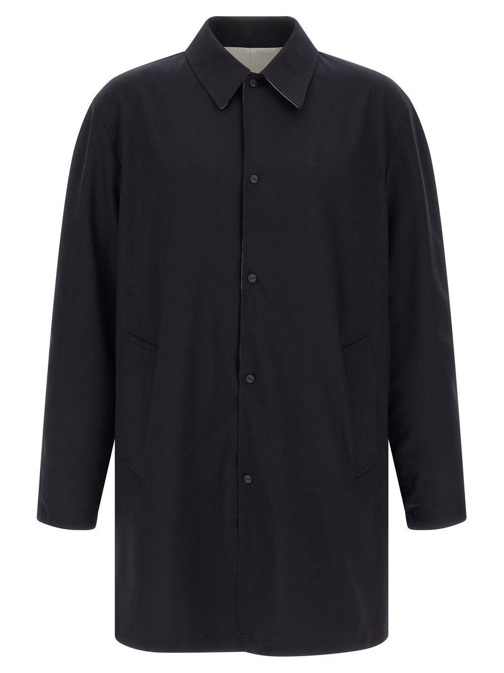 Multicolor Polyester Coat