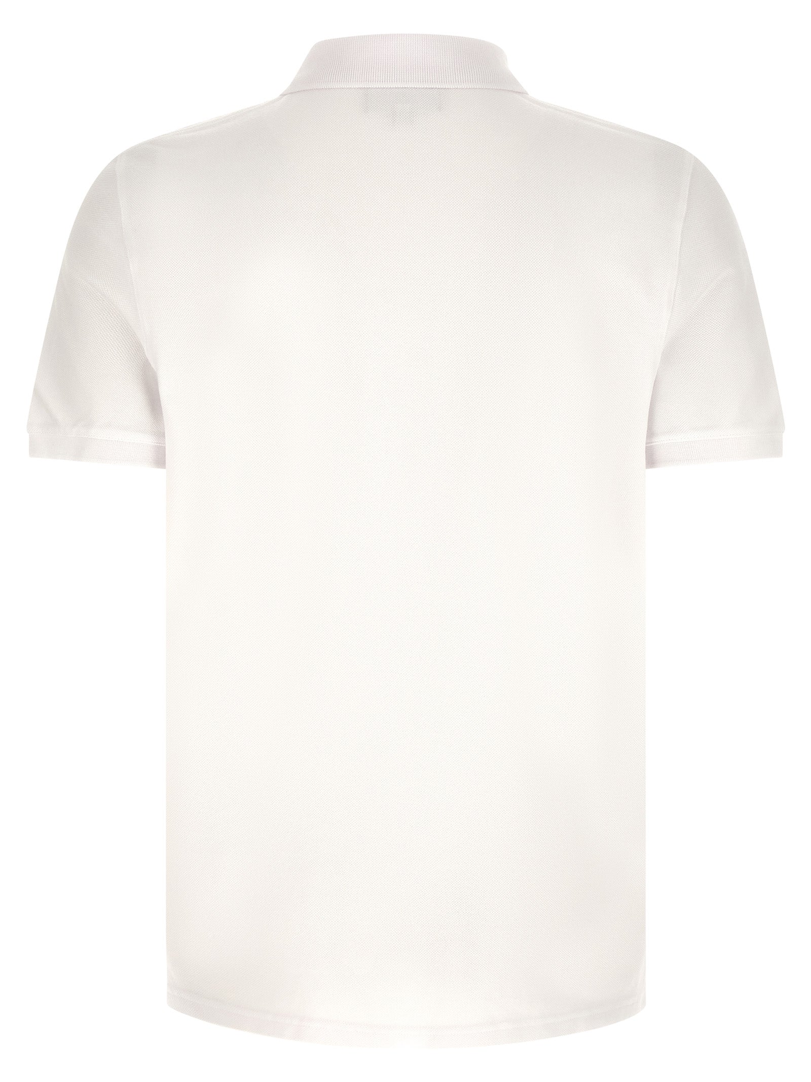 White Cotton Polo Shirt