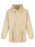 Beige Linen Shell Jacket