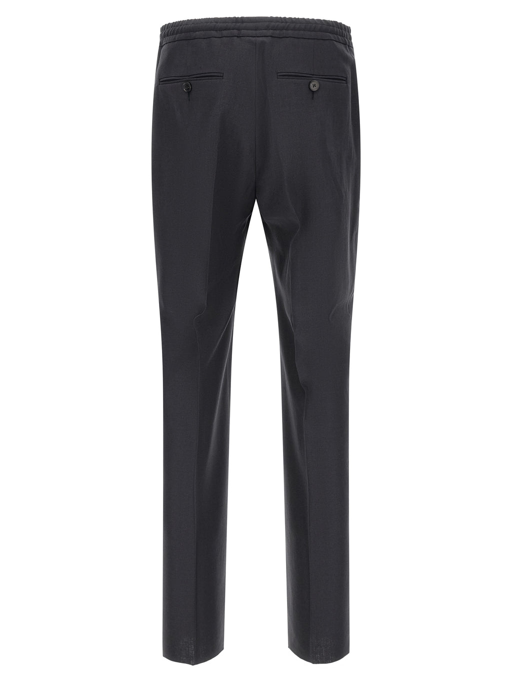 Blue Linen Dress Pants