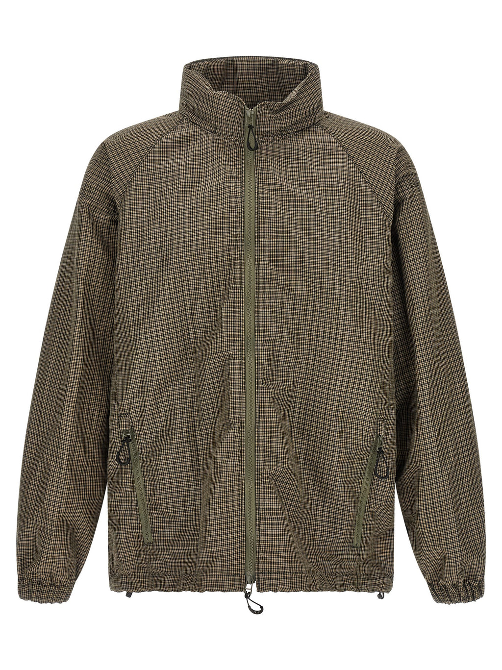 Bicolor Linen Shell Jacket