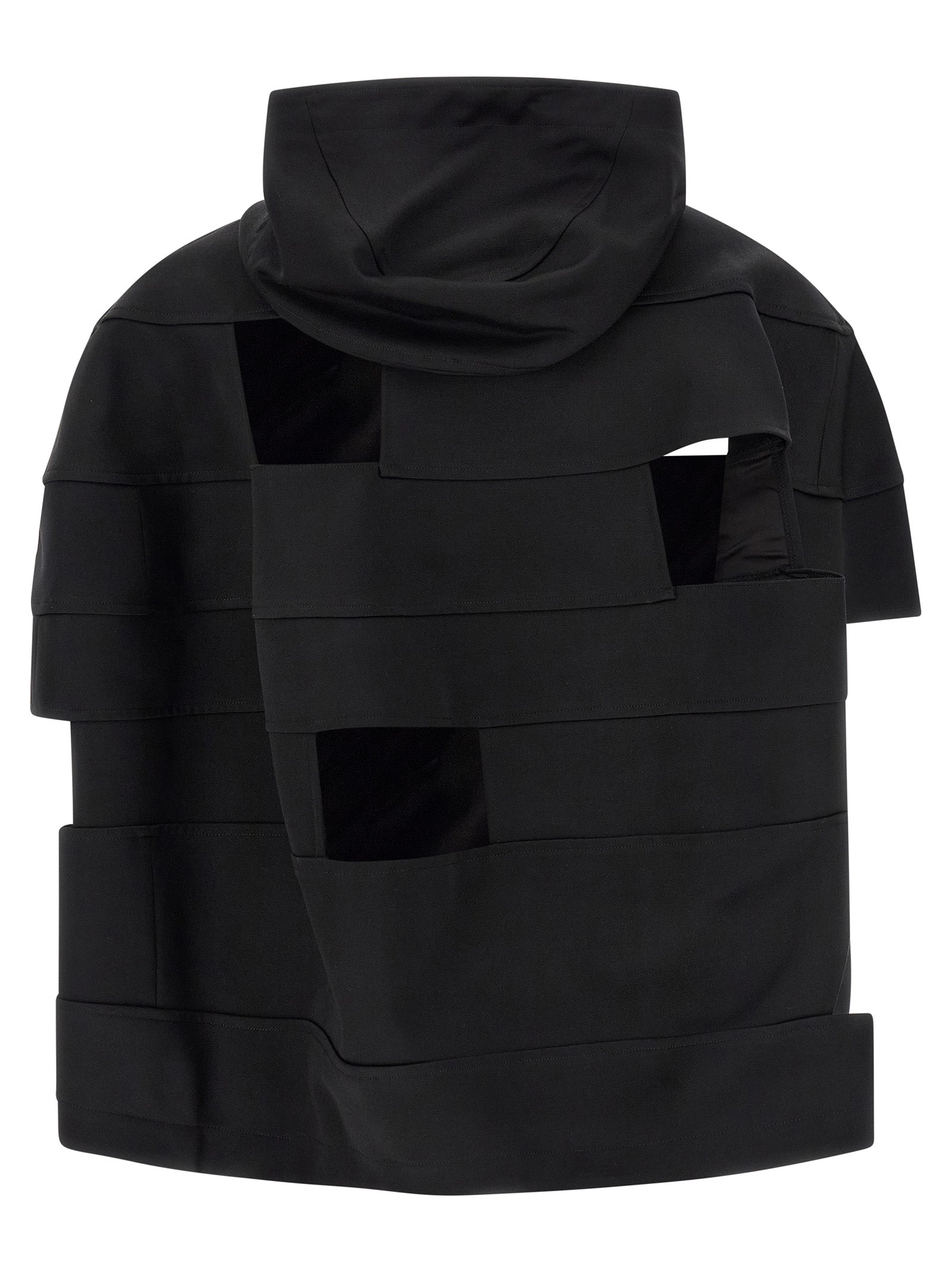Black Wool Shell Jacket