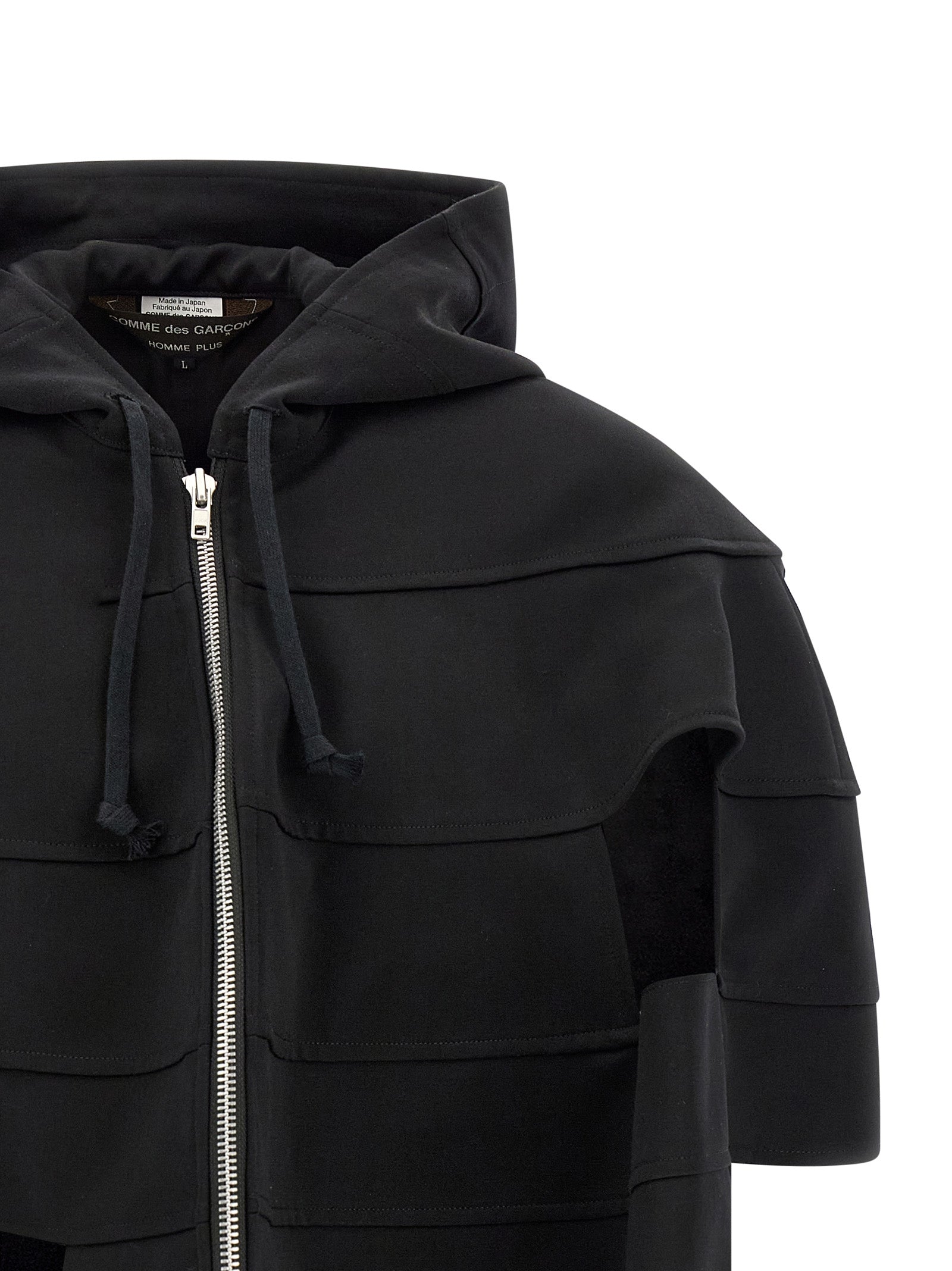 Black Wool Shell Jacket