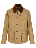 Beige Nylon Shell Jacket