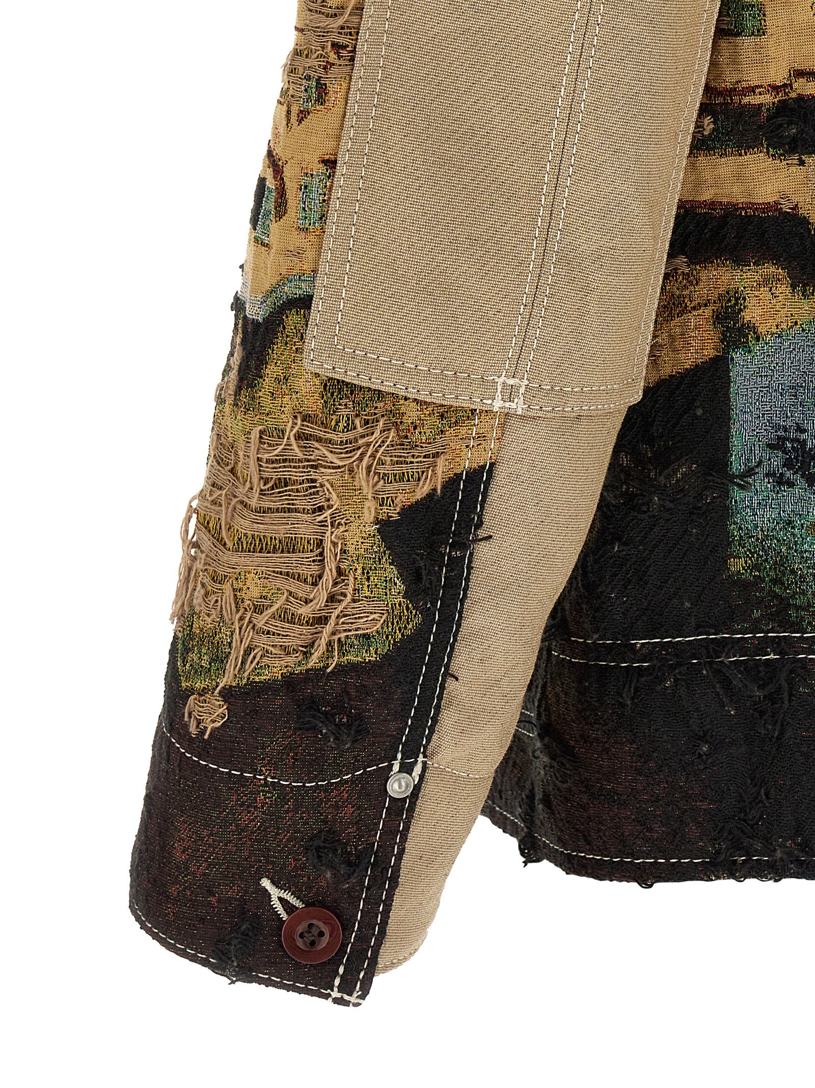 Multicolor Polyester Jacket