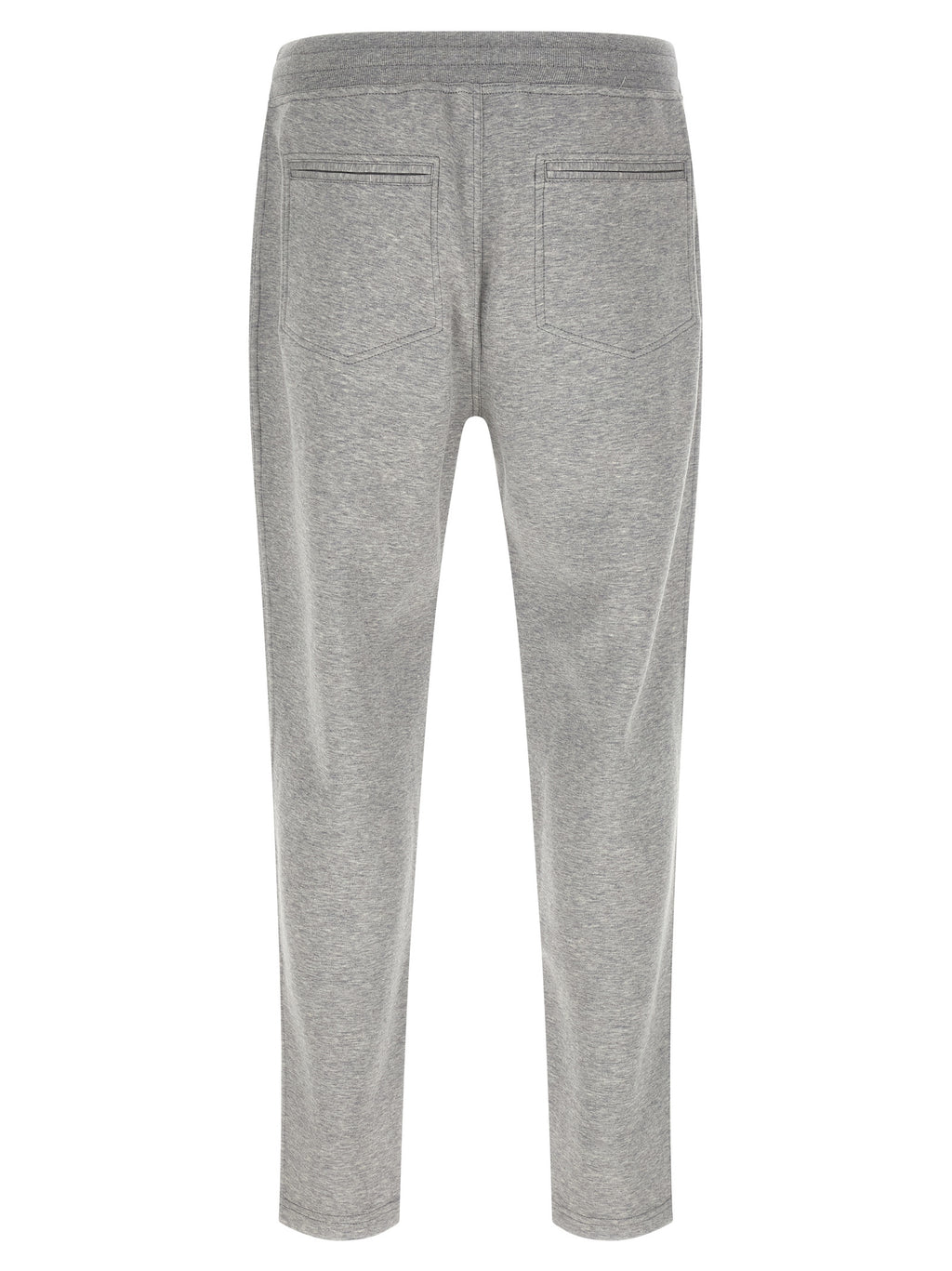 Gray Cotton Athletic Pants