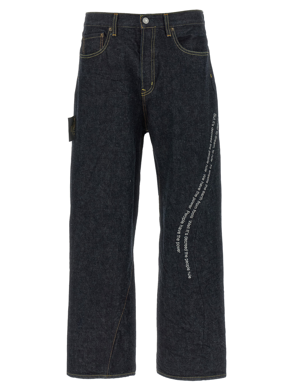Blue Cotton Jeans Denim