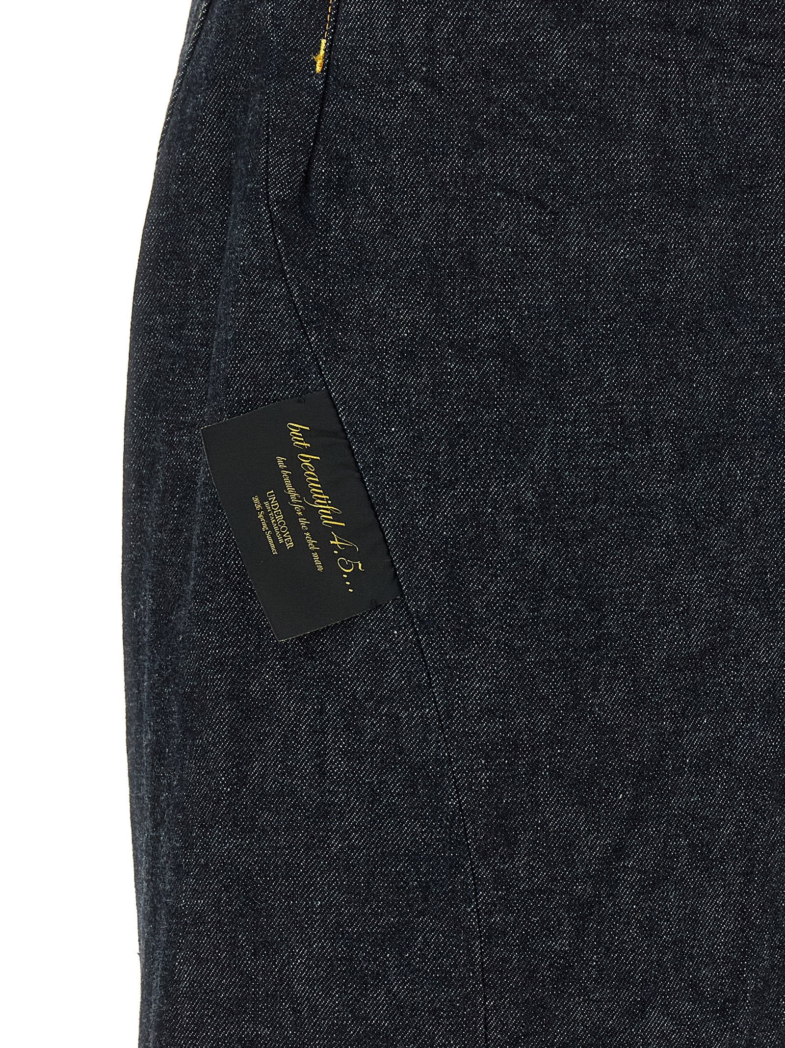 Blue Cotton Jeans Denim